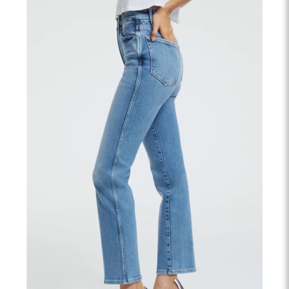 EUC Good American good curve high-rise straight jeans 4 27 - Picture 10 of 10